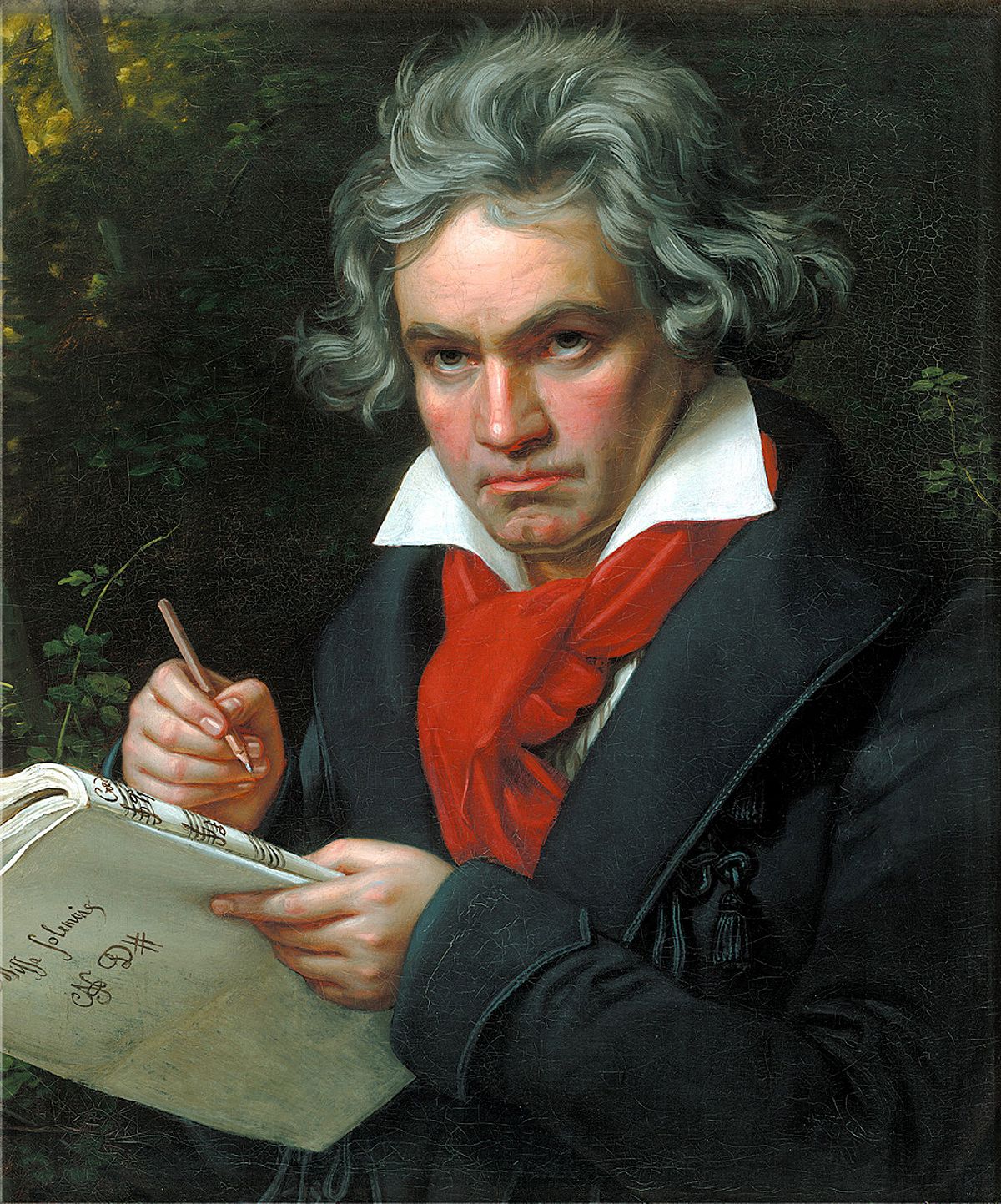 Beethoven portrait (1820) romanticism oil